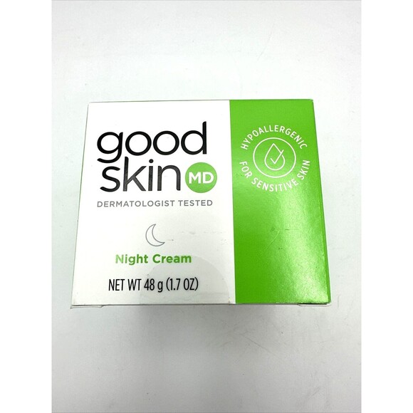 Good Skin MD Dermatologist Tested Hypoallergenic Sensitive Skin Night Cream - Picture 1 of 4